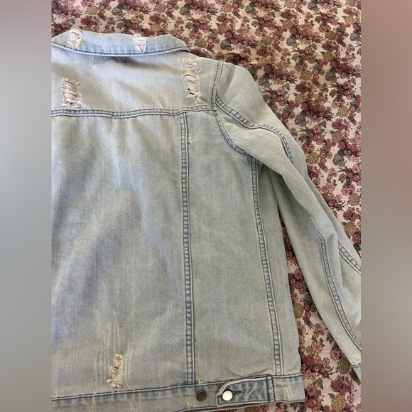 Elwood distressed denim jacket - Picture 7 of 8